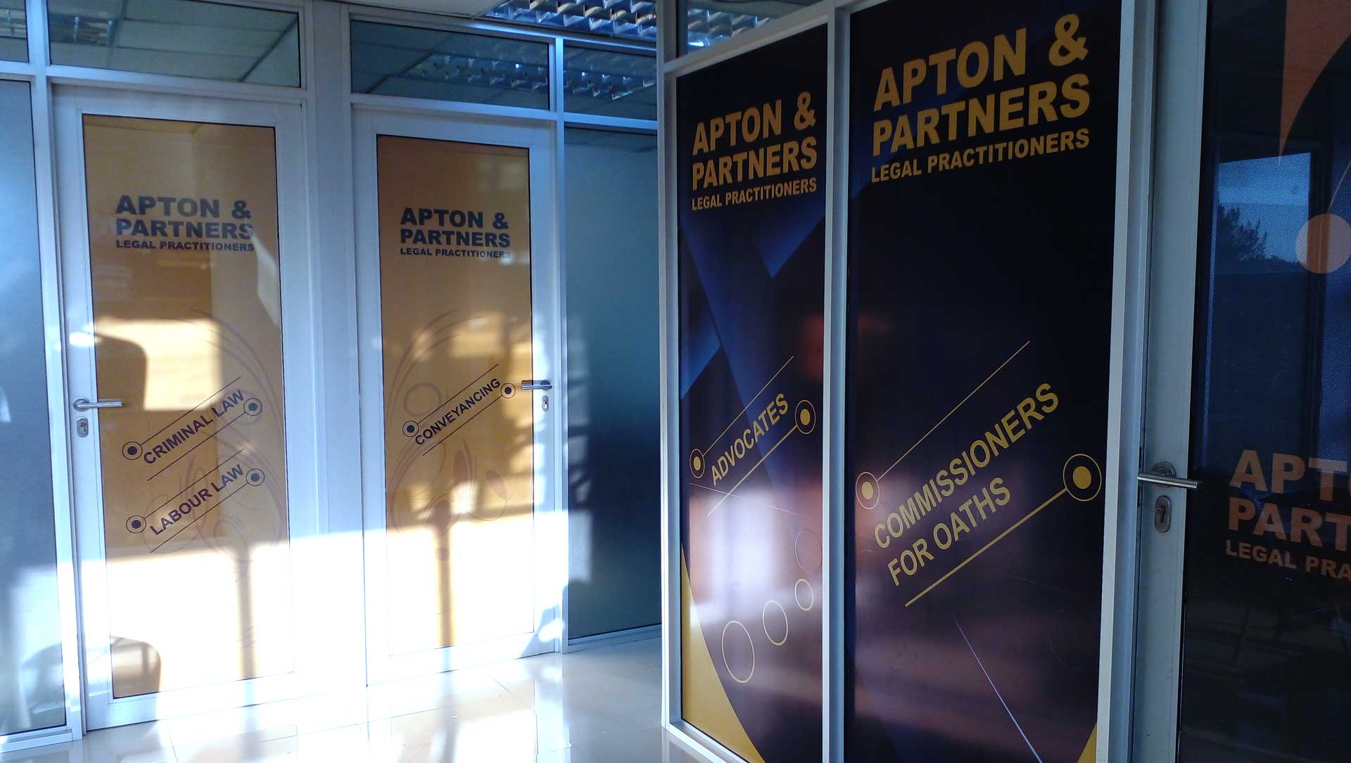 APTON and Partners office branding-2